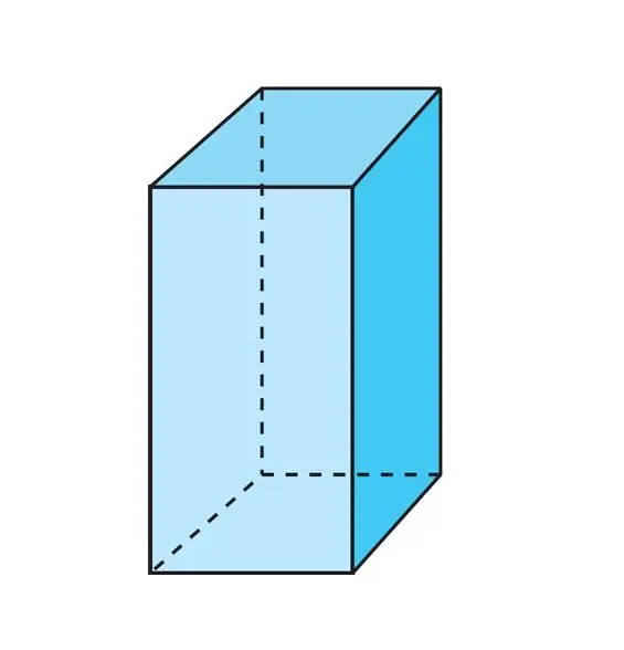 Prisma cuadrangular regular