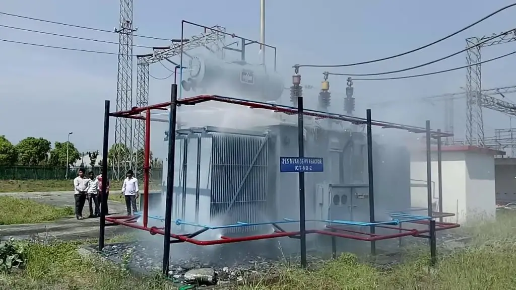 Water cooling of high voltage transformer