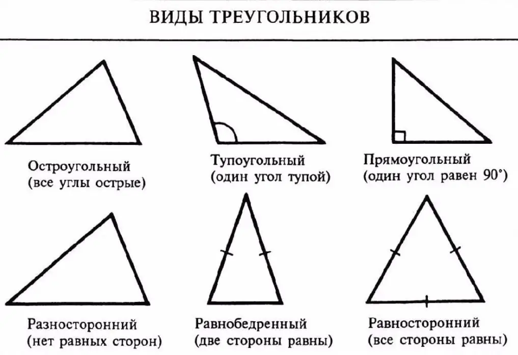 Jenis segitiga