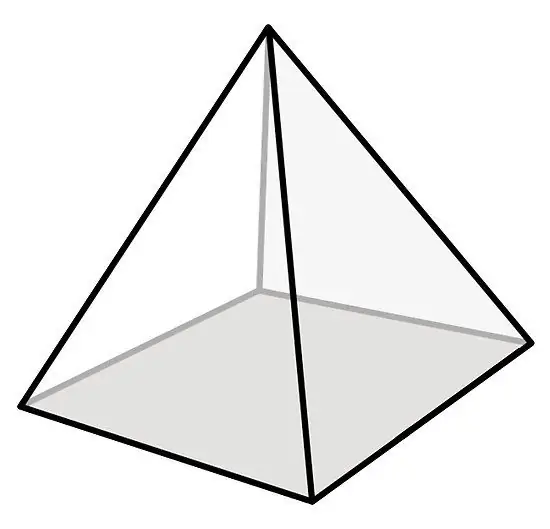 quadrangular pyramid