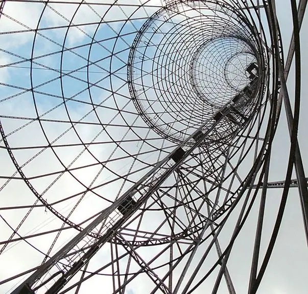 Shukhov Tower på Shabolovka i Moskva