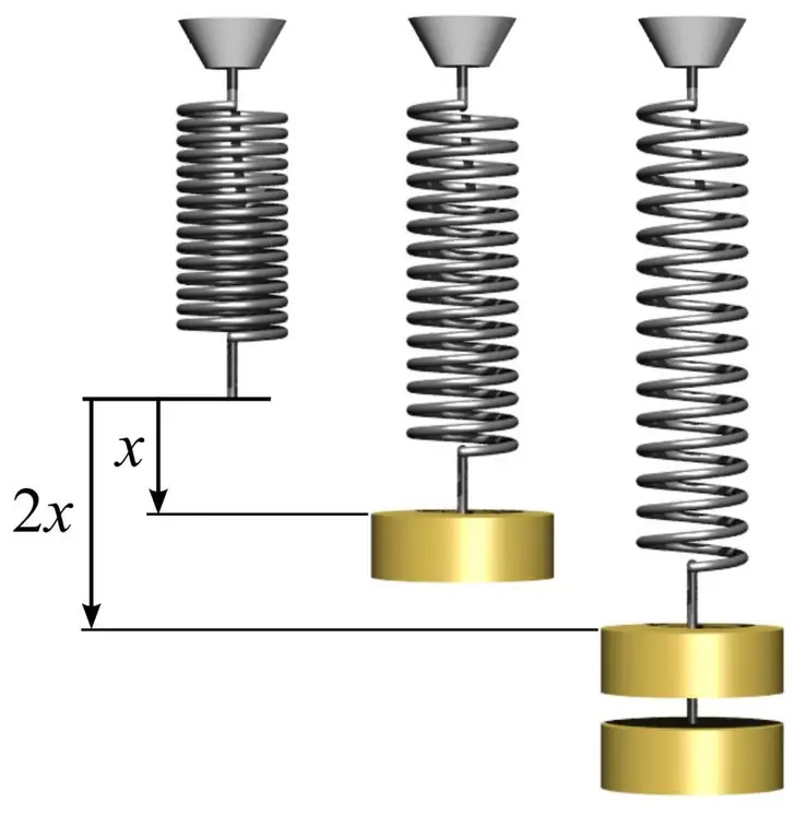 Demonstration of Hooke's Law