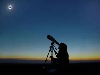 observações astronômicas através de binóculos