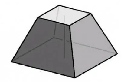 výška zrezanej pyramídy