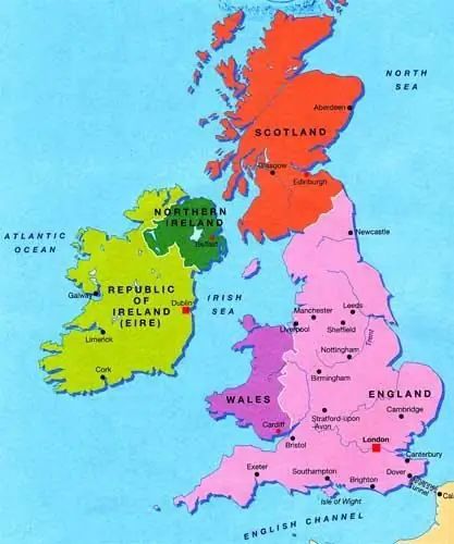 United Kingdom komposisyon ng mga bansa