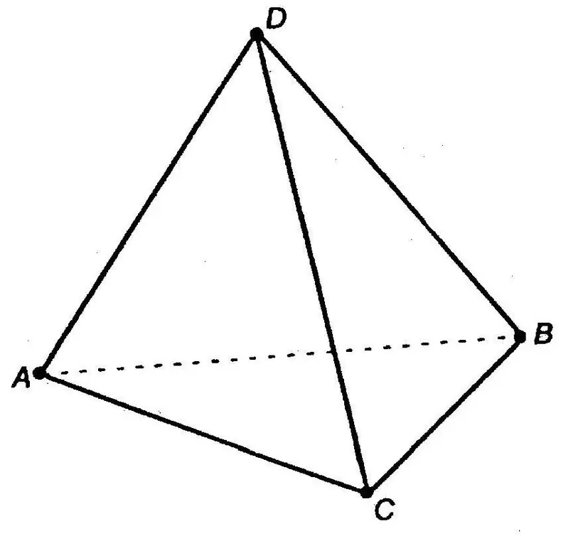 almindelig tetraeder