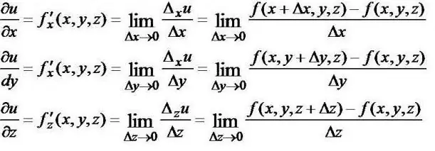 Mga problema sa pisikal na kahulugan ng derivative