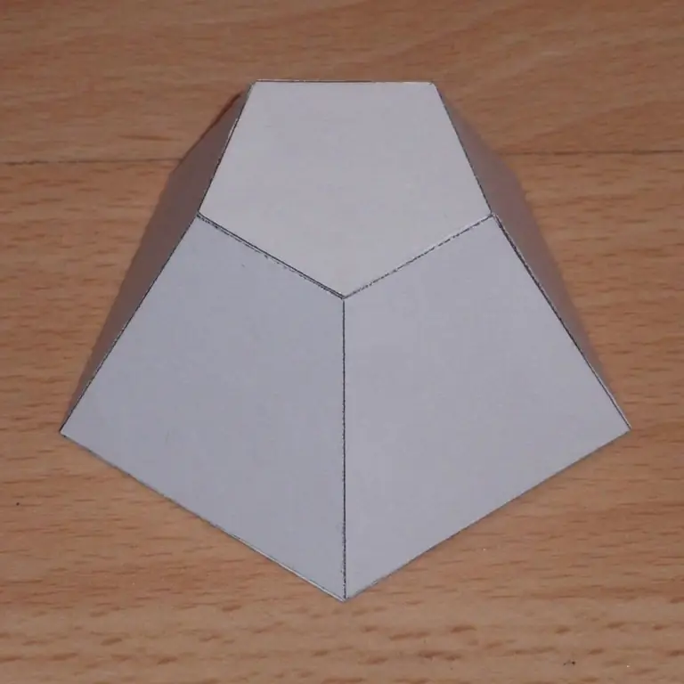 Piramida terpotong pentagonal