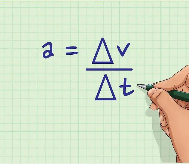 Comment trouver l'accélération à partir de la vitesse ?