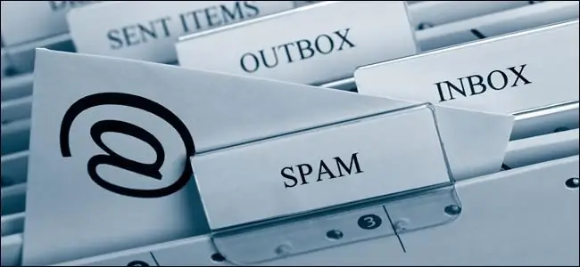 Invio di e-mail di spam