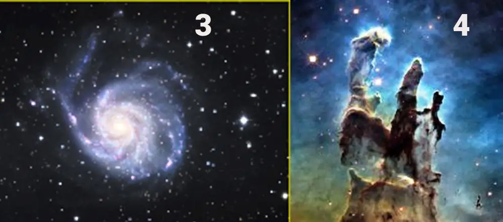 Pinwheel and Pillars of Creation